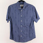 Camisa estampada azul (S) Goodfellow