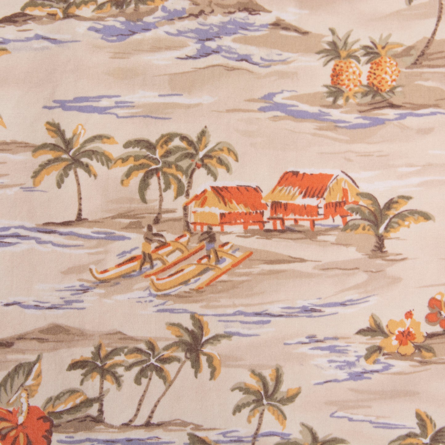 Camisa hawaiana beige (L) Batik Bay