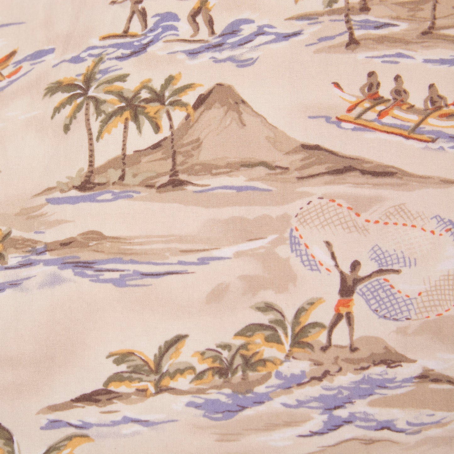 Camisa hawaiana beige (L) Batik Bay