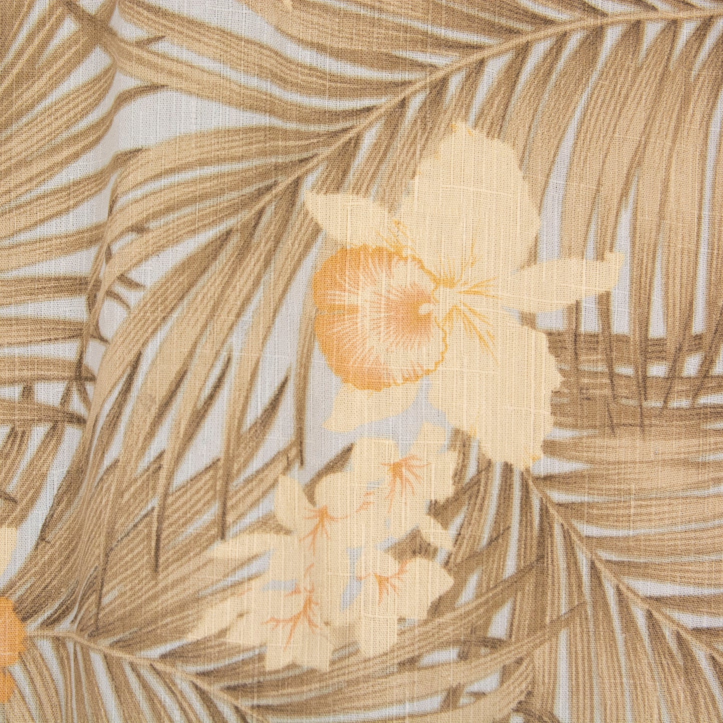 Camisa hawaiana beige (M) Geoffrey Beene