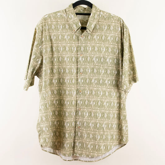 Camisa estampada verde (2XL)