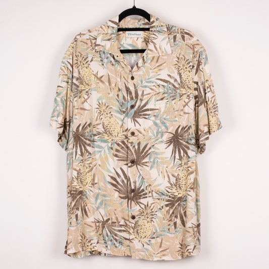 Camisa hawaiana beige (L) Caribbean