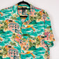 Camisa hawaiana verde (XS) Forever