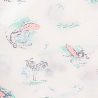 Camisa hawaiana blanco (XL) Free Planet