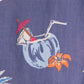 Camisa hawaiana azul (M) ST John's Bay