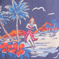 Camisa hawaiana azul (M) ST John's Bay