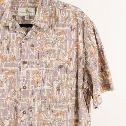 Camisa estampada marrón (L) Island Shores