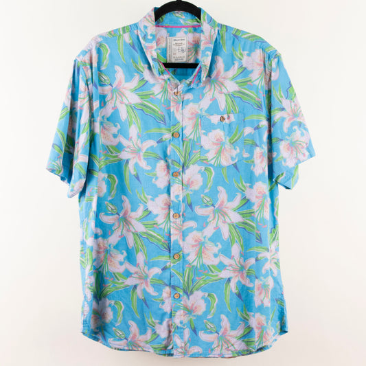 Camisa hawaiana azul (XL) Alexander Julian