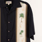 Camisa hawaiana negro (S) Campia
