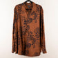 Camisa estampada marrón (2XL) Alfani