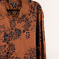 Camisa estampada marrón (2XL) Alfani
