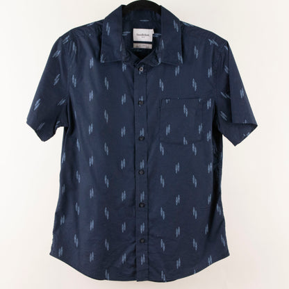 Camisa estampada azul marino (M) Goodfellow