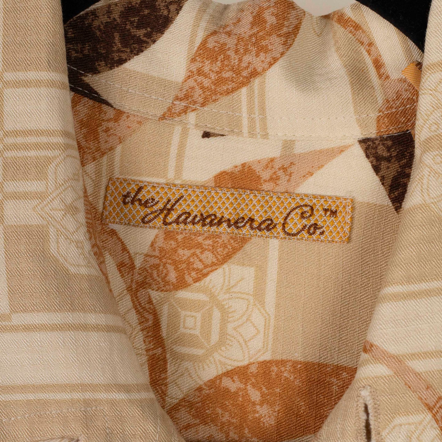 Camisa Hawaiana Beige (M) The havana co.