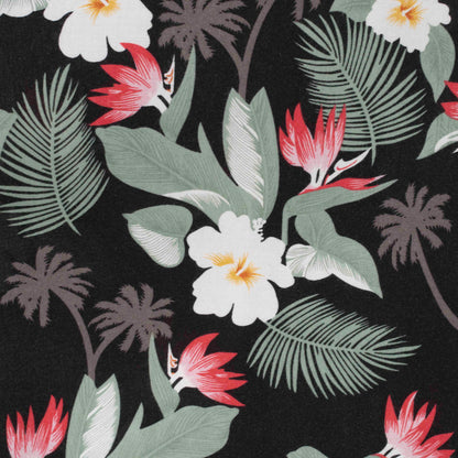 Camisa hawaiana negra (S) Jeans