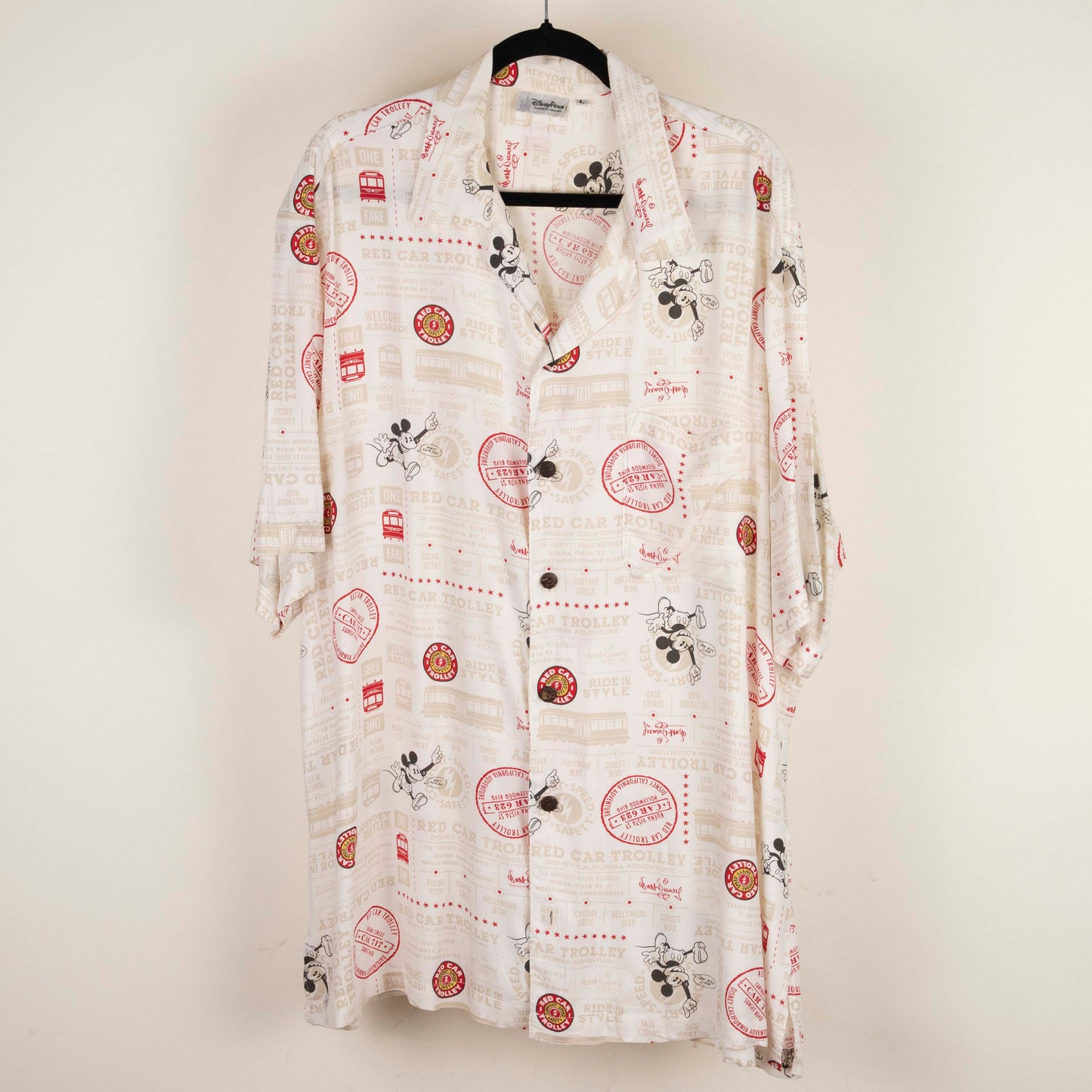 Camisa Hawaiana beige (L) Disney Parks