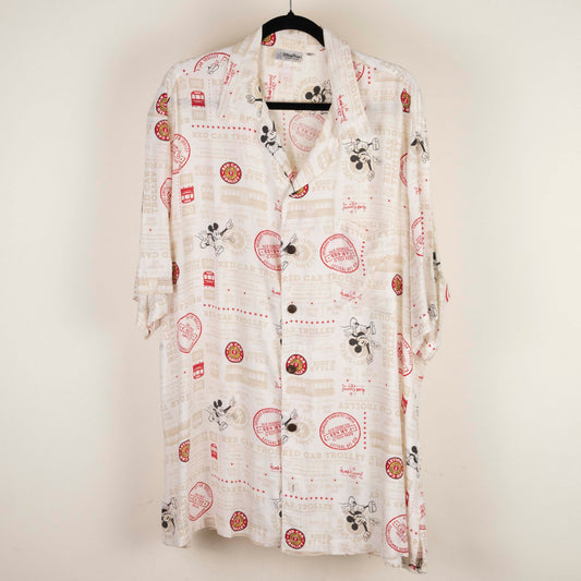 Camisa Hawaiana beige (L) Disney Parks