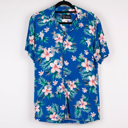 Camisa hawaiana azul (S) Original Use