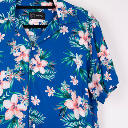 Camisa hawaiana azul (S) Original Use