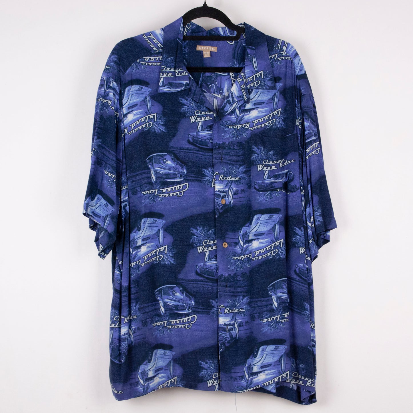 Camisa hawaiana azul (2XL) George