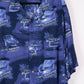 Camisa hawaiana azul (2XL) George