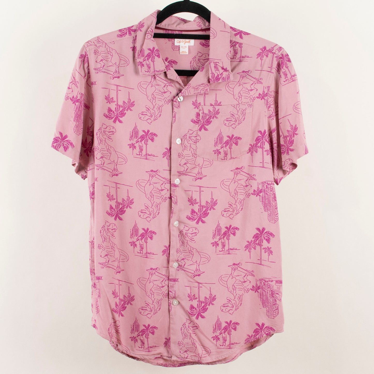 Camisa estampada rosa (Niño) Cat & Jack