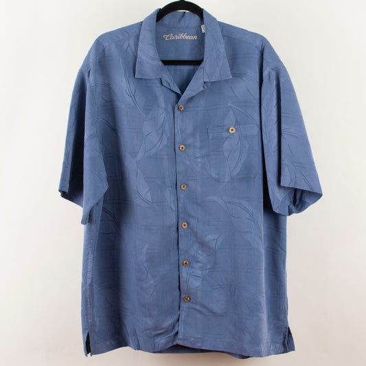 Camisa hawaiana azul (XL) Caribbean