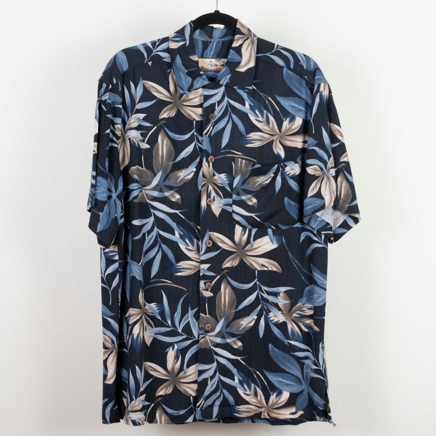 Camisa Hawaiana Azul (L) Havana Jack's Cafe