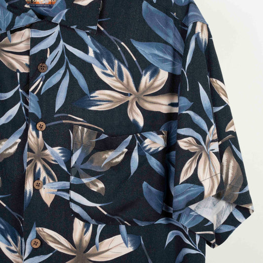 Camisa Hawaiana Azul (L) Havana Jack's Cafe