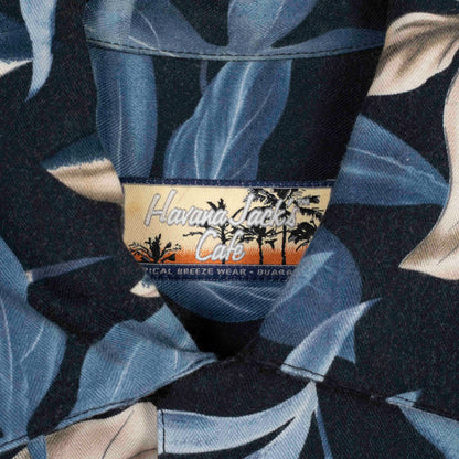 Camisa Hawaiana Azul (L) Havana Jack's Cafe
