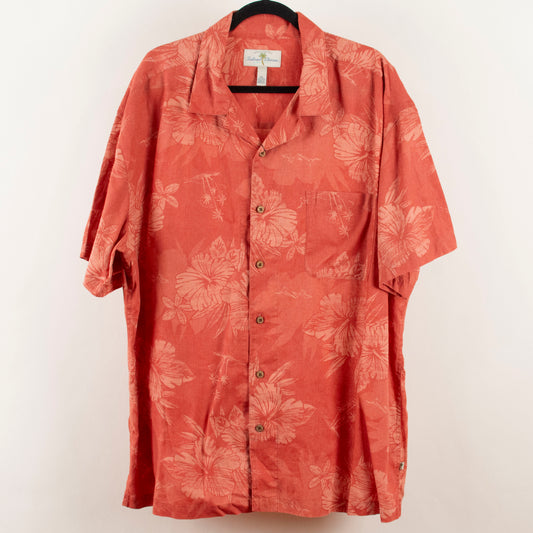 Camisa hawaiana anaranjado (2XL) Island Shores