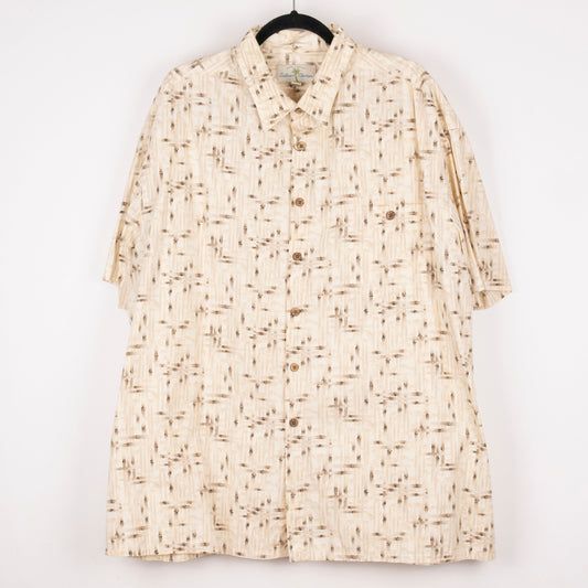 Camisa hawaiana amarilla (2XL) Island Shores