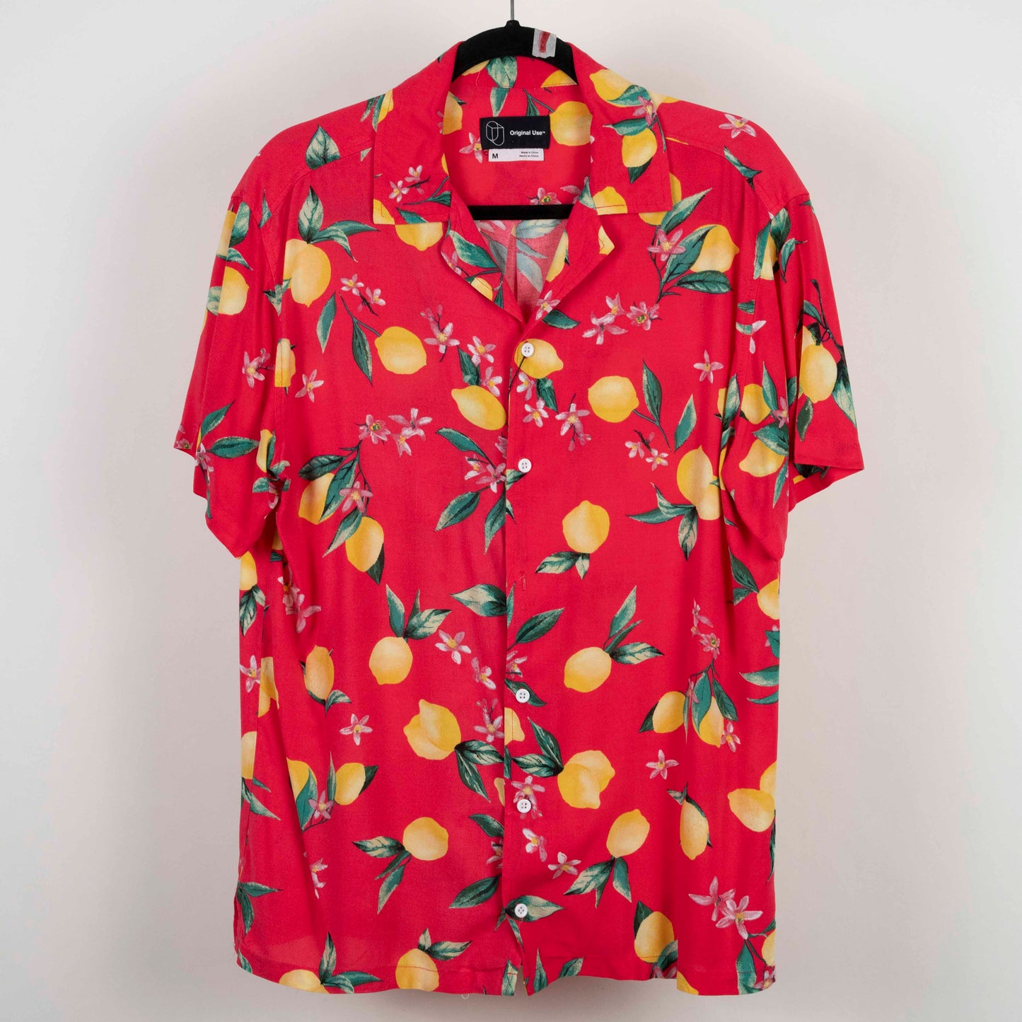 Camisa Hawaiana Rojo (L) Original Use