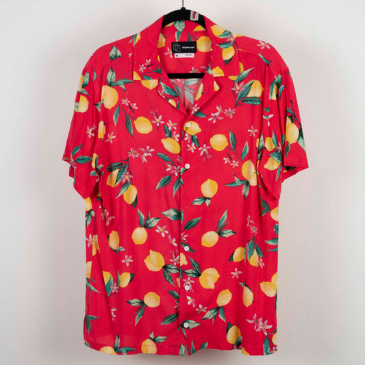 Camisa Hawaiana Rojo (L) Original Use