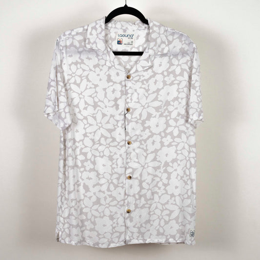 Camisa Hawaiana gris (M) Laguna