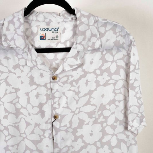 Camisa Hawaiana gris (M) Laguna