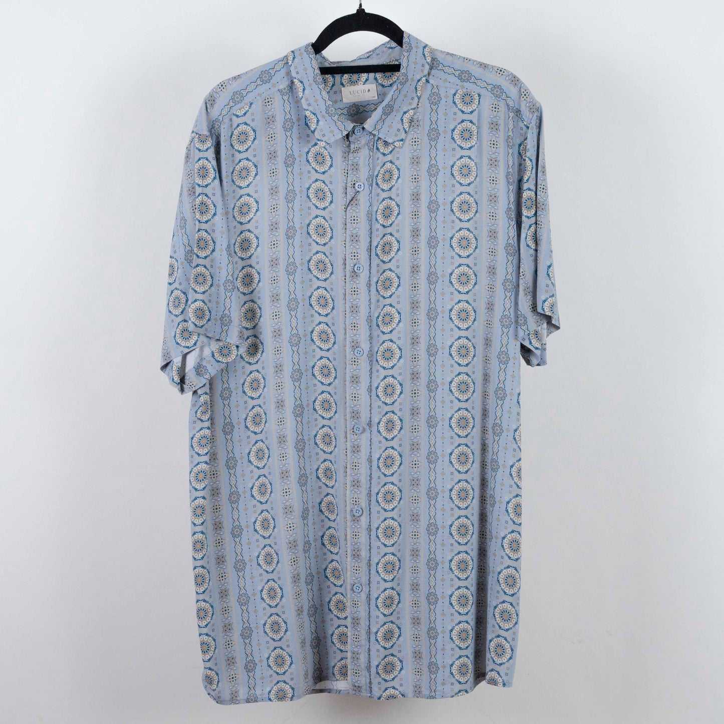 Camisa estampado Azul (XL) Lucido