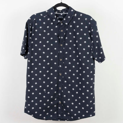Camisa Hawaiana Negro (M) Anko
