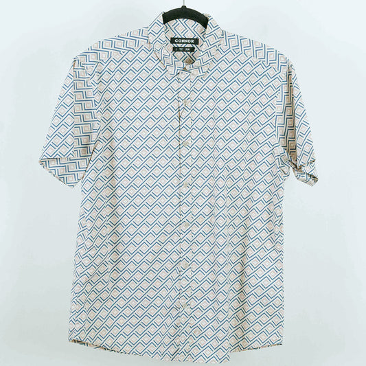 Camisa Estampada Beige  (L) Connor