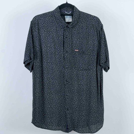 Camisa Hawaiana Negro (L) Piping Hot