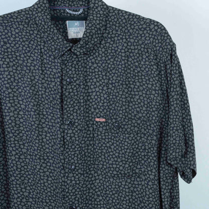Camisa Hawaiana Negro (L) Piping Hot
