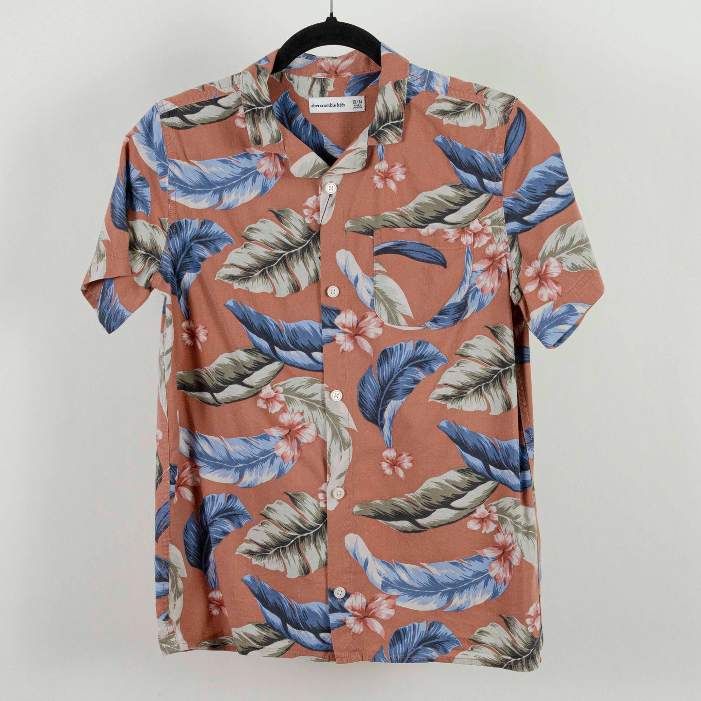 Camisa Hawaiana Cafe (Niño) Abercrombie