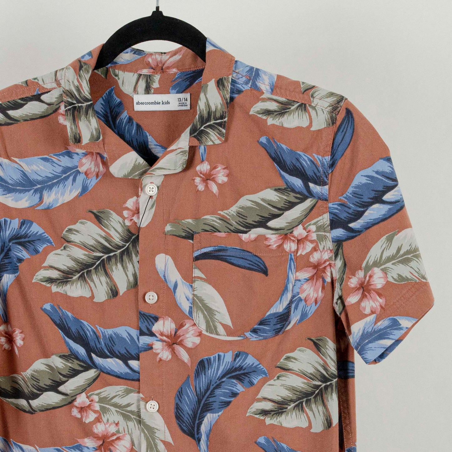 Camisa Hawaiana Cafe (Niño) Abercrombie
