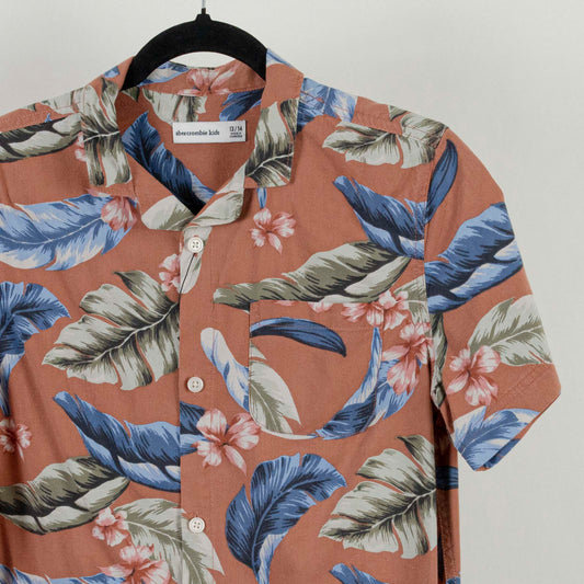 Camisa Hawaiana Cafe (Niño) Abercrombie