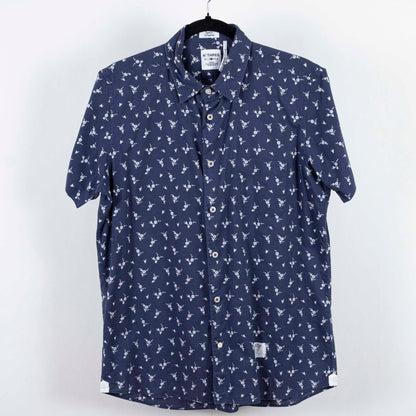 Camisa Estampada Azul (S) N Three