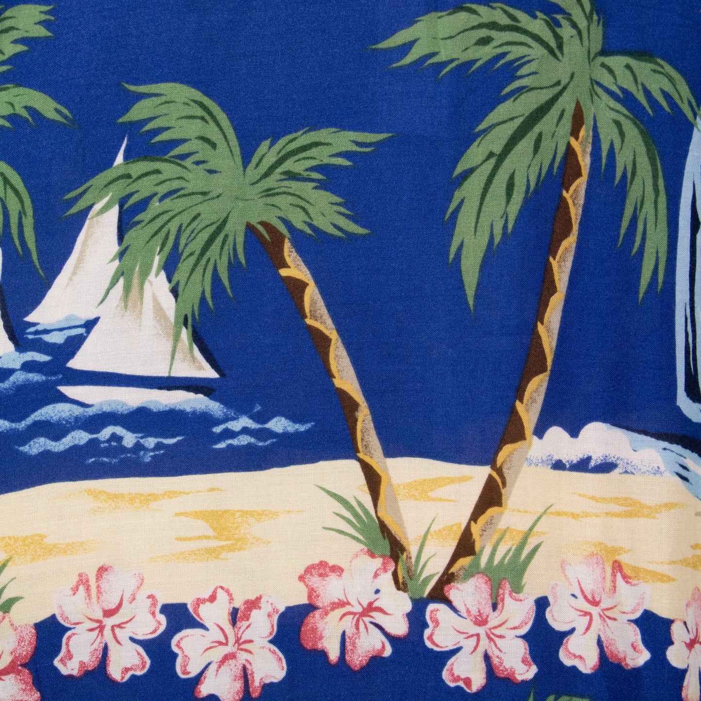 Camisa hawaiana azul (L) Utility