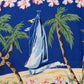 Camisa hawaiana azul (L) Utility