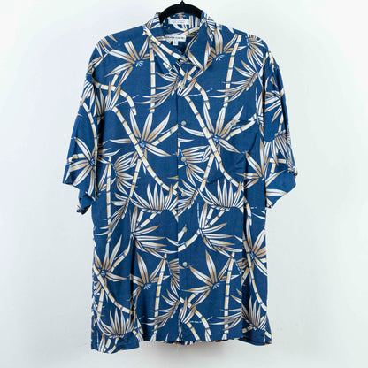 Camisa Hawaiana Azul (L) Pierre Cardin