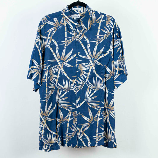 Camisa Hawaiana Azul (L) Pierre Cardin