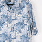 Camisa hawaiana azul (XL) Casual Life