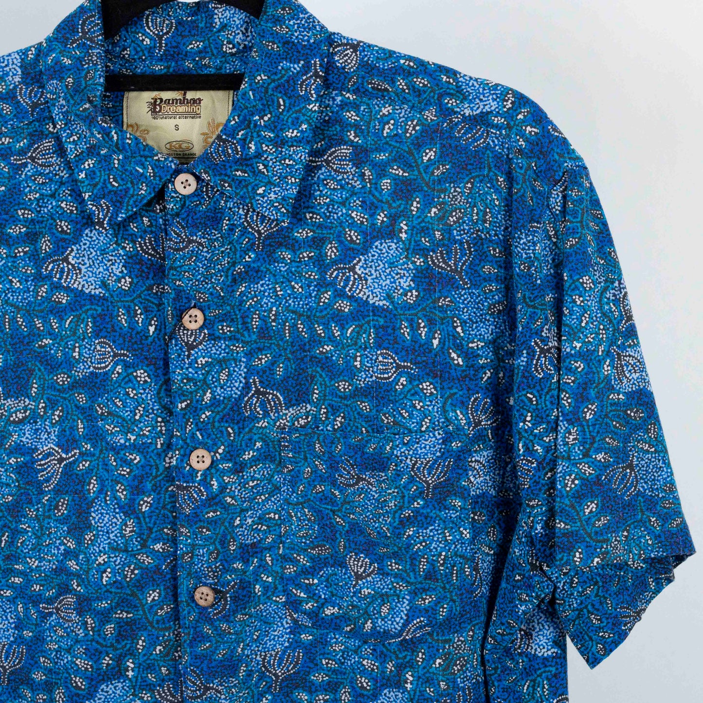 Camisa estampada Azul (S) Bamboo Dreaming
